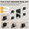 imageRain Shower System Brushed NickelSTARBATH Ceiling Mount 12 Rain Shower Head and 6 Rainfall Shower with Handheld Spray 3 Way Shower Valve with 5 Diverter and Trim Kit Shower Faucet SetMattle Black