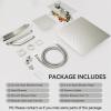 imageRain Shower System Brushed NickelSTARBATH Ceiling Mount 12 Rain Shower Head and 6 Rainfall Shower with Handheld Spray 3 Way Shower Valve with 5 Diverter and Trim Kit Shower Faucet SetBrushed Nickel
