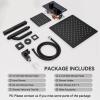 imageRain Shower System Brushed NickelSTARBATH Ceiling Mount 12 Rain Shower Head and 6 Rainfall Shower with Handheld Spray 3 Way Shower Valve with 5 Diverter and Trim Kit Shower Faucet SetMattle Black