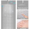 imageShower Faucets Sets Matte Black Shower Systems STARBATH 12quot Rain Shower with 2 in 1 Handheld and 4 Body Jets Can Use All at Once Ceiling Moun Complete Shower Set with Thermostatic Valve Trim KitChrome