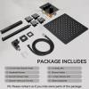 imageShower Faucets Sets Matte Black Shower Systems STARBATH 12quot Rain Shower with 2 in 1 Handheld and 4 Body Jets Can Use All at Once Ceiling Moun Complete Shower Set with Thermostatic Valve Trim KitMatte Black