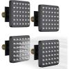 imageSTARBATH Shower Body Spray Jets3 inch Shower Body Jet Brass Square Matte Black Body Jet Sprays 36 Silicone Spray Heads and 216 Spout Holes NPT 12quot4PCSMatte Black