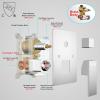 imageThermostatic Shower System 12 Inch Rain Shower Head with Handle Set and 4 Body Jets 3 Function Simultaneous Use Wall Mount Shower Faucet Set Push Button Diverter with Thermostatic ValveChrome