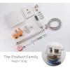 imageShower Faucet Set Starbath Shower System with 6Setting Rain Shower Head and 9Setting Handheld Shower Faucets Sets Complete Wall Mounted 3 Way Pressure Balance Shower Valve and Trim Kit