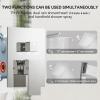 imageShower Faucet Set Chrome Shower System STARBATH 126quot Double Rain Shower Head and Handheld Spray for Two Person Wall Mounted 3 Way Shower Valve with 5 Diverter and Trim Kit Complete